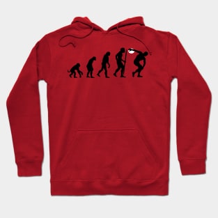 Evolution discus throw Discobolus discus thrower Hoodie